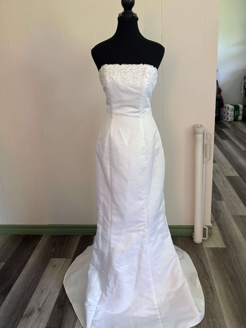 Sincerity Bridal Wedding Dress with detachable Tulle Train